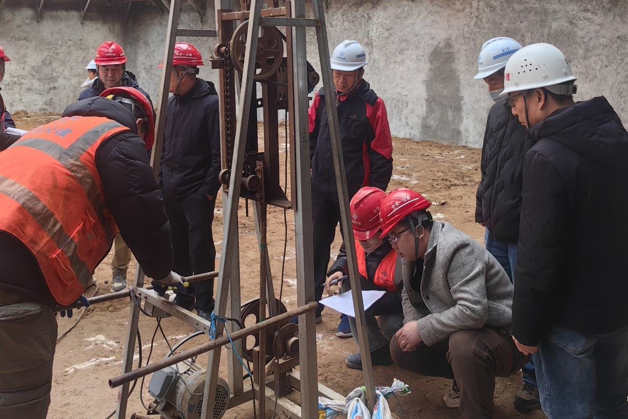 石家莊地鐵4號線一期工程友誼南大街站基坑驗(yàn)槽順利通過